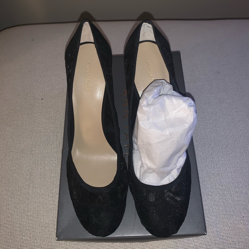 4 Inch Cloth Thick Heel Pump